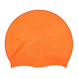 Silikonová čepice SPURT G-Type F202 men se vzorem, oranžová