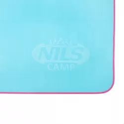 Ručník z mikrovlákna NILS Camp NCR13 světle modrý/růžový
