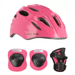 Helma s chrániči NILS Extreme MTW01+H210 růžová