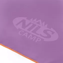 Ručník z mikrovlákna NILS Camp NCR12 fialová/červená